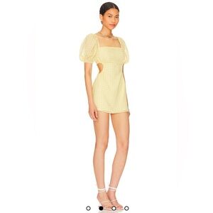 Briony Mini Dress in Eden Green- Size Small